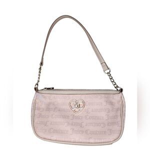 JUICY COUTURE pink monogram shoulder bag, Y2K